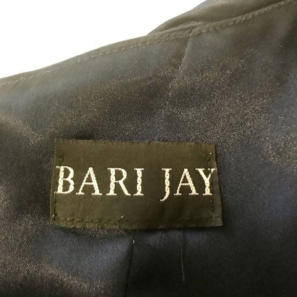 BARI JAY One-Shoulder Formal Dress - Navy Size8/10 - Picture 6 of 10